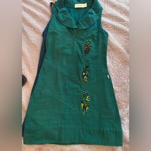 Mayan embroidered dress